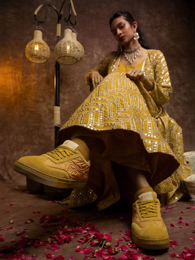 Core-Level Comfort Calm Layers Rangreza Ethnic By Bacca Bucci  Sneakers For Indian Festive & Ethnic Wear