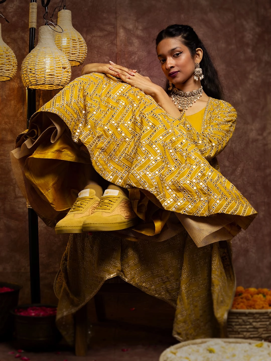 Rangreza Ethnic By Bacca Bucci  Sneakers For Indian Festive & Ethnic Wear Refined Flowwear