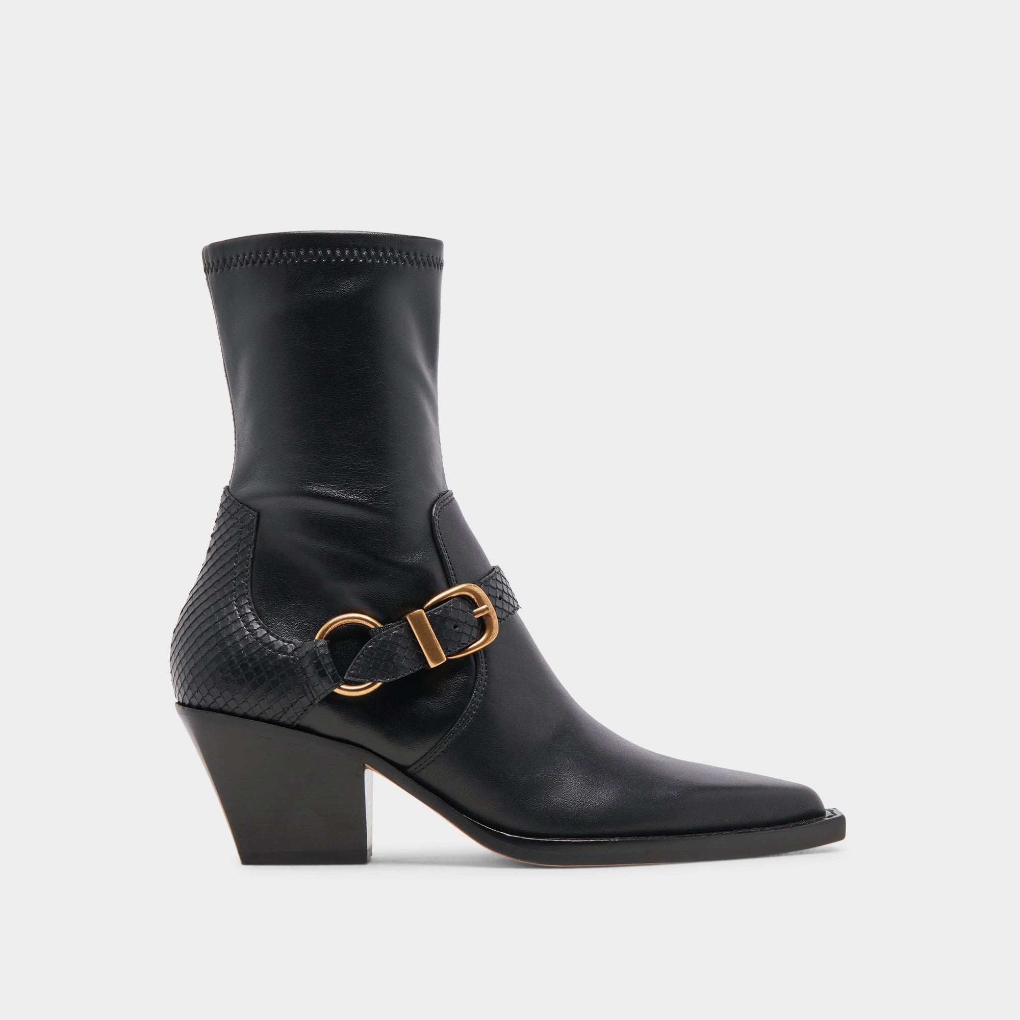 Function   Feel Mindful Wear Rave Wide Calf Boots Black Leather