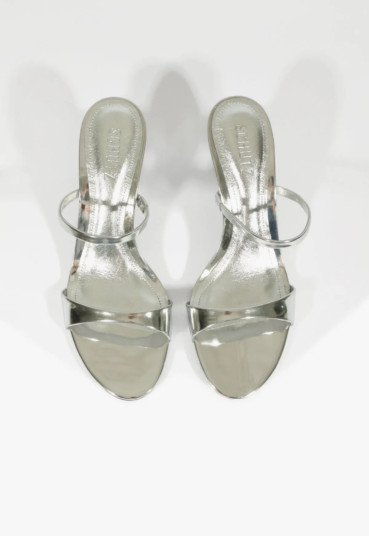 Bold Form Your Daily Function Jessica Mid Mule Metallic Sandal