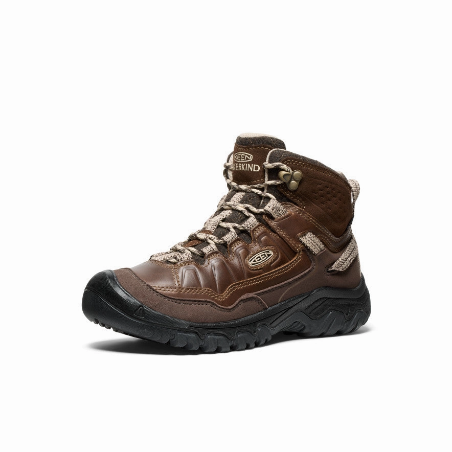 Essential Uniform Women'S Targhee Iv Waterproof Hiking Boot X Hikerkind  |  Dark Earth/Dark Earth