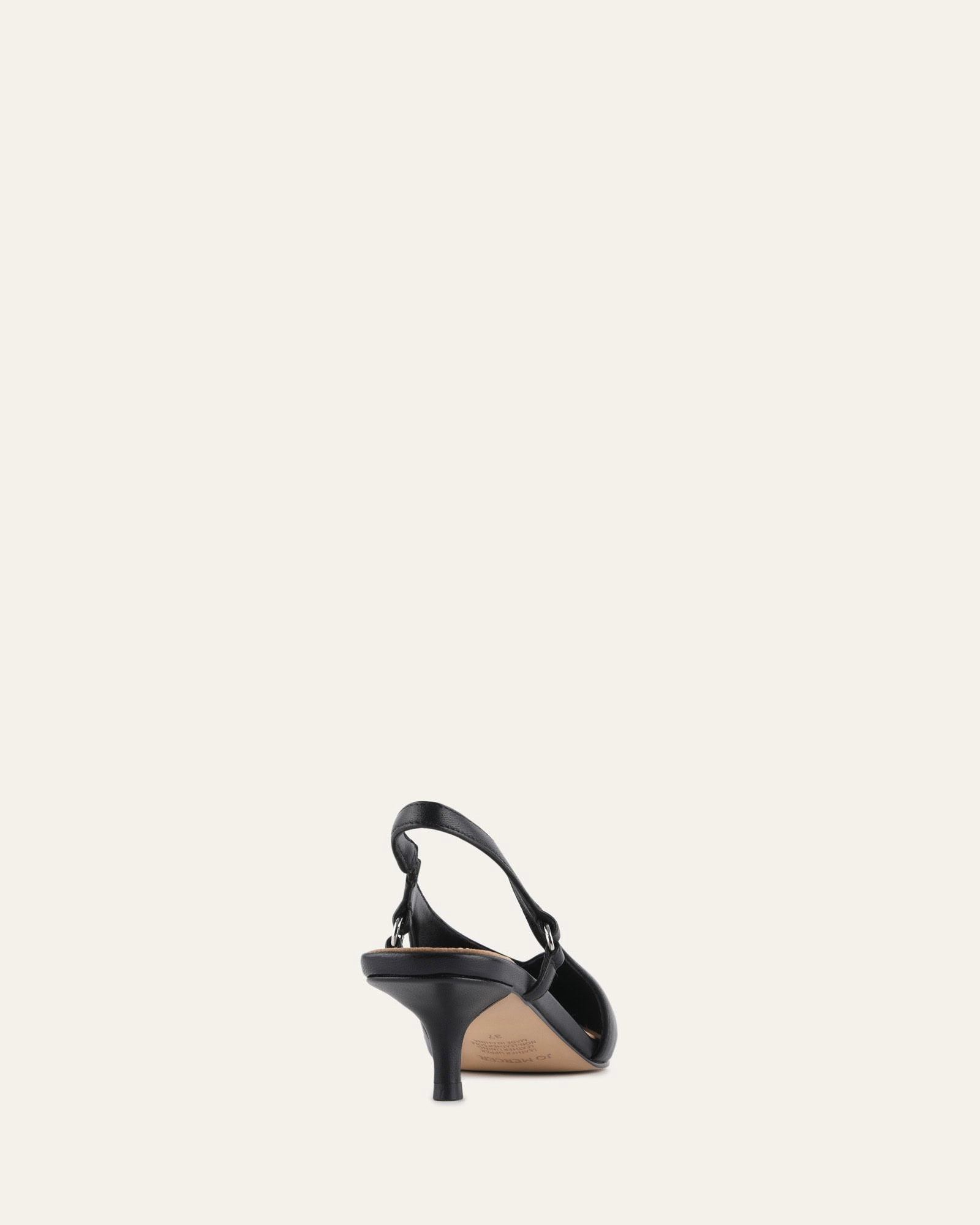 Ronnie Low Heels Black Leather Timeless Cool Your Flow Wear