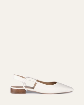 Larissa Dress Flats Off White Leather Creative Layers Future In Motion