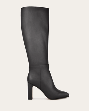 Daily Clarity Stormi Knee Boots Black Leather