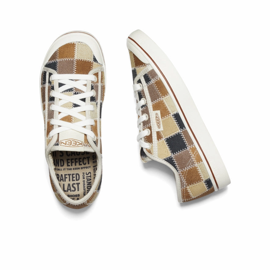Style That Adapts Women'S Elsa Harvest Leather Sneaker  |  Patchwork