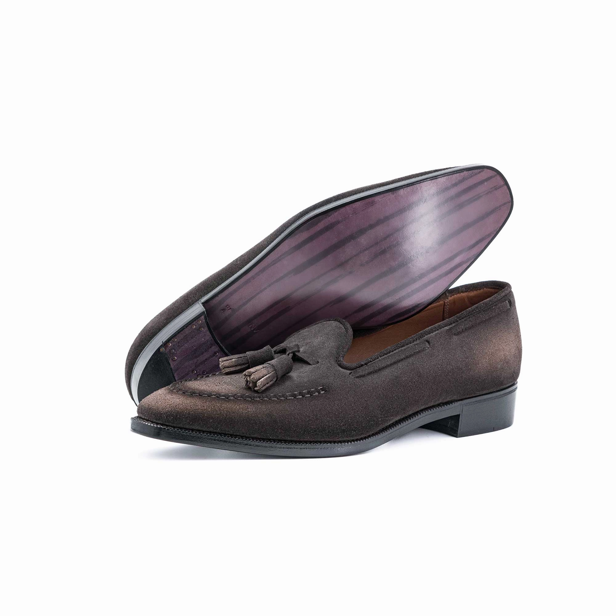 Joaquin Tassel Loafer Mto - Smoked Hickory Streamlined Edge Tailored Ease