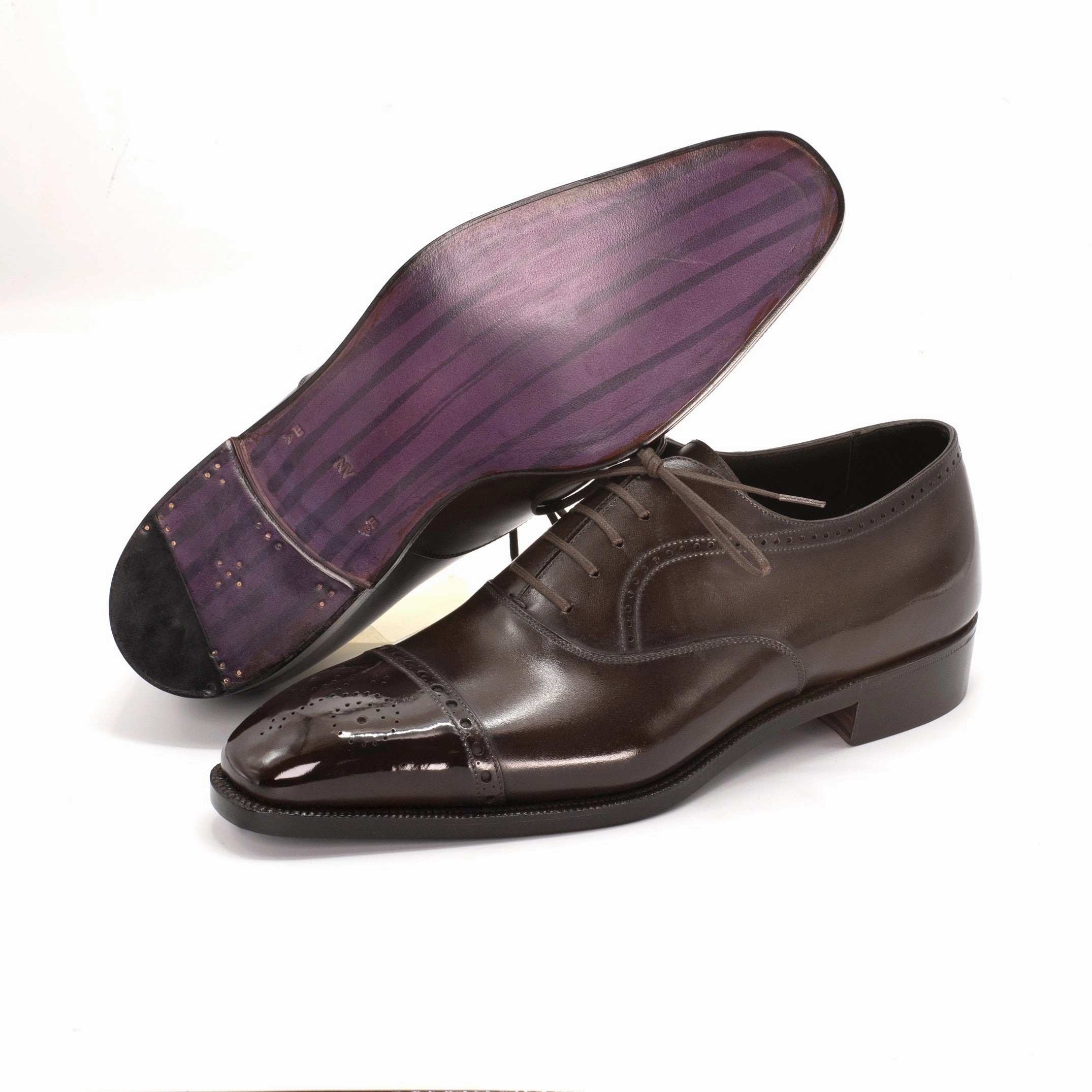 Madoz Medallion Oxford Mto - Coffee Brown Quiet Fit Sleek Routine
