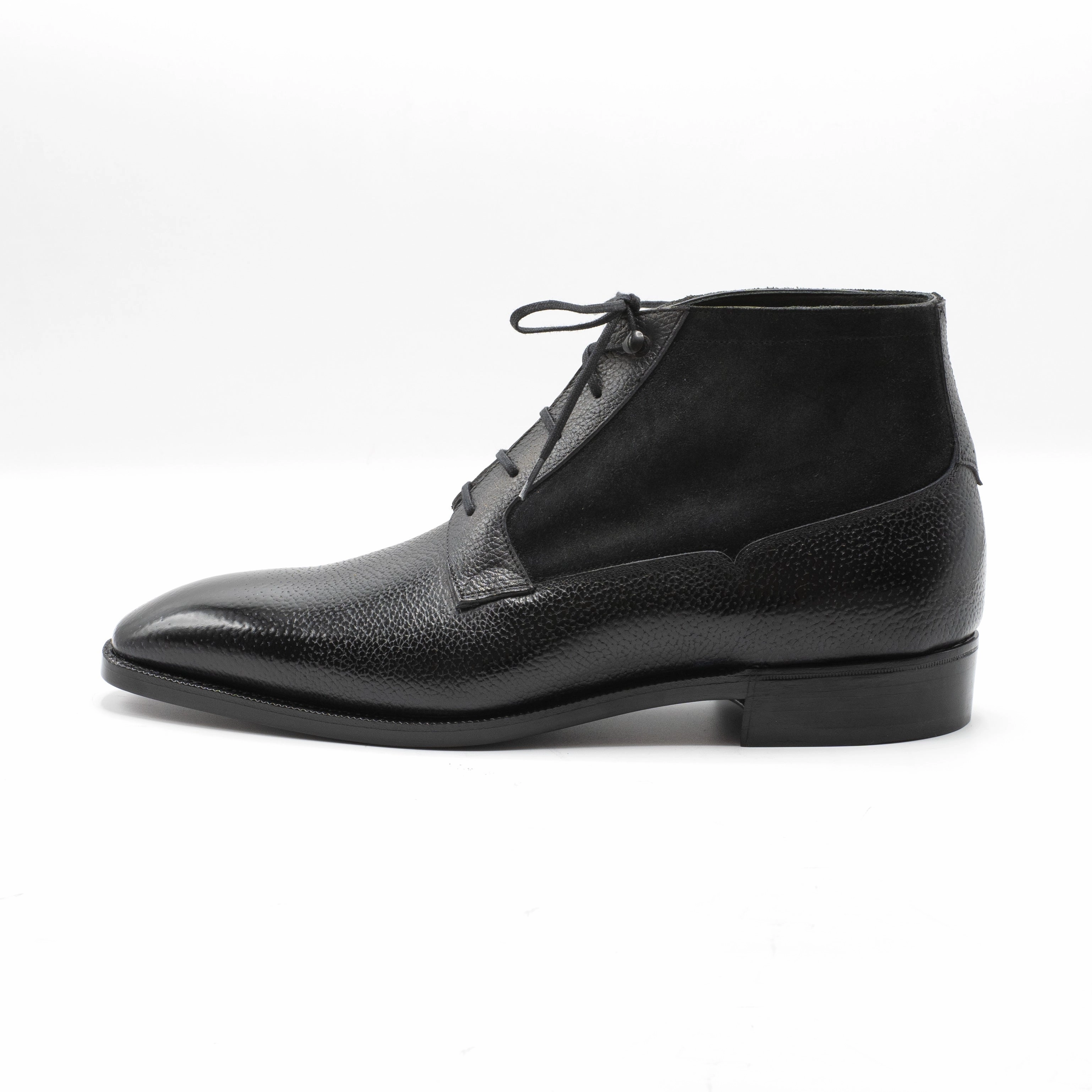 Layer Your World Marsella Boot Mto - Onyx & Charcoal