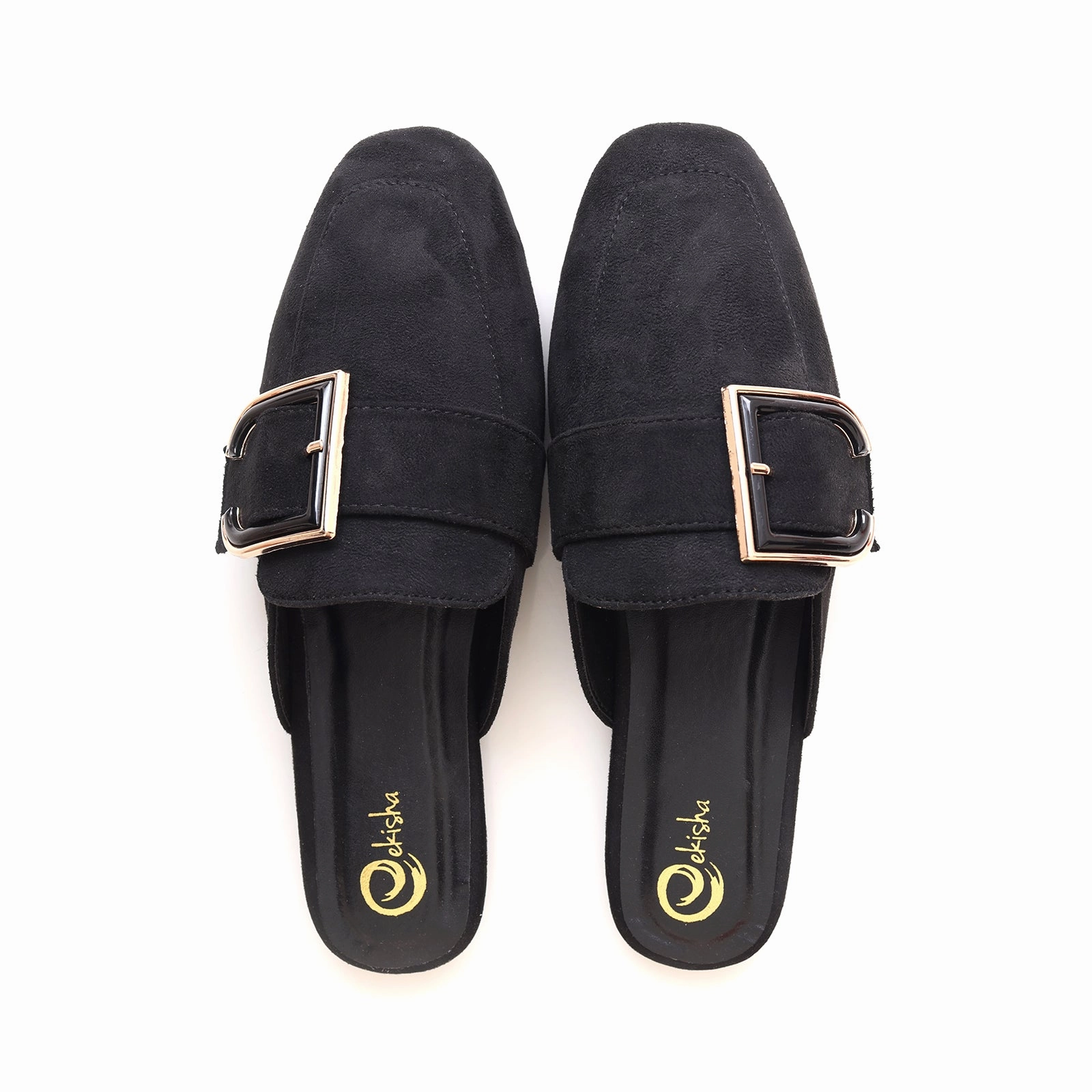 Women'S Buckled Mules Low-Key Luxe
