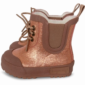 Curated Looks Konges Sl?Jd Canyon Rose Thermo Boots With Glitter
