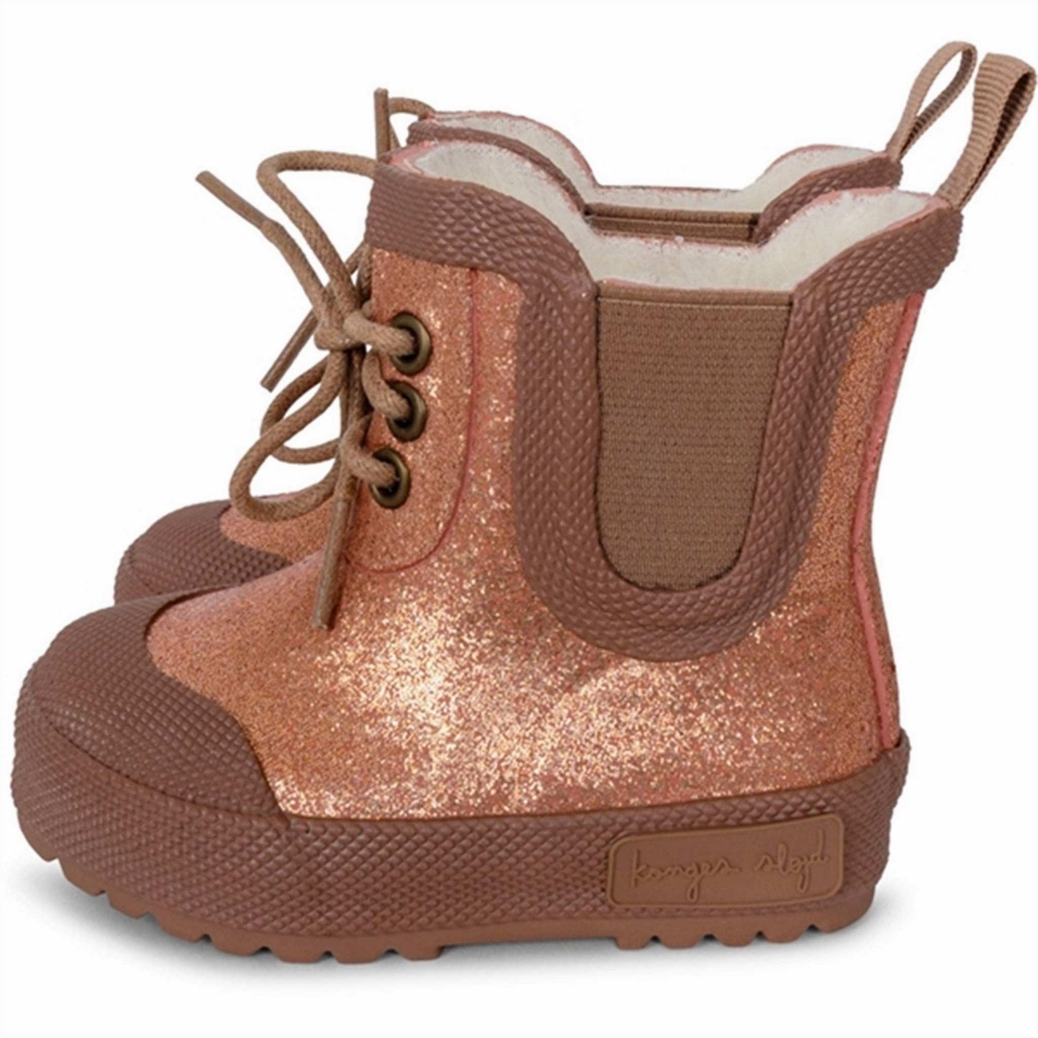 Curated Looks Konges Sl?Jd Canyon Rose Thermo Boots With Glitter