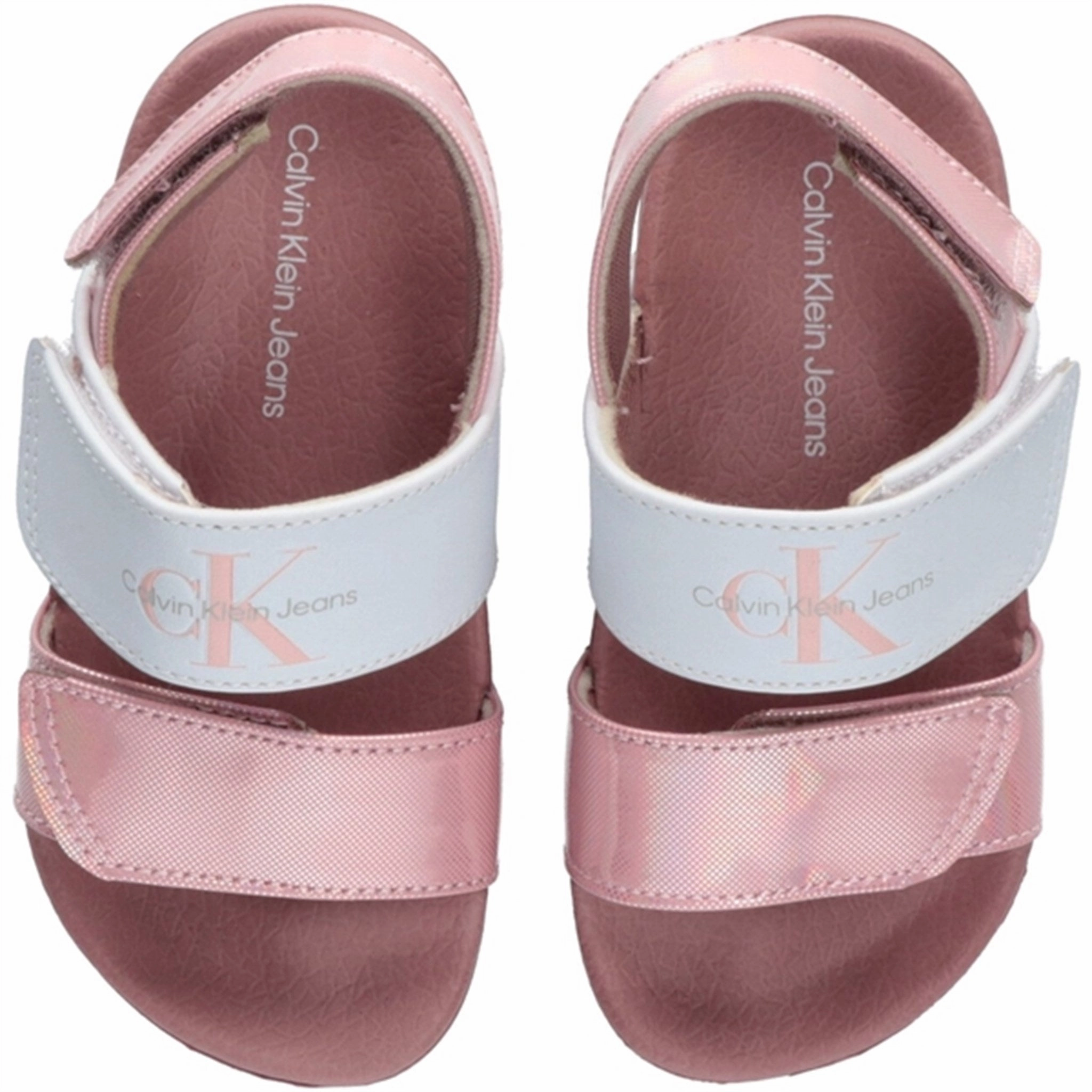 Calvin Klein Velcro Sandal Pink/White Multi-Use Gear