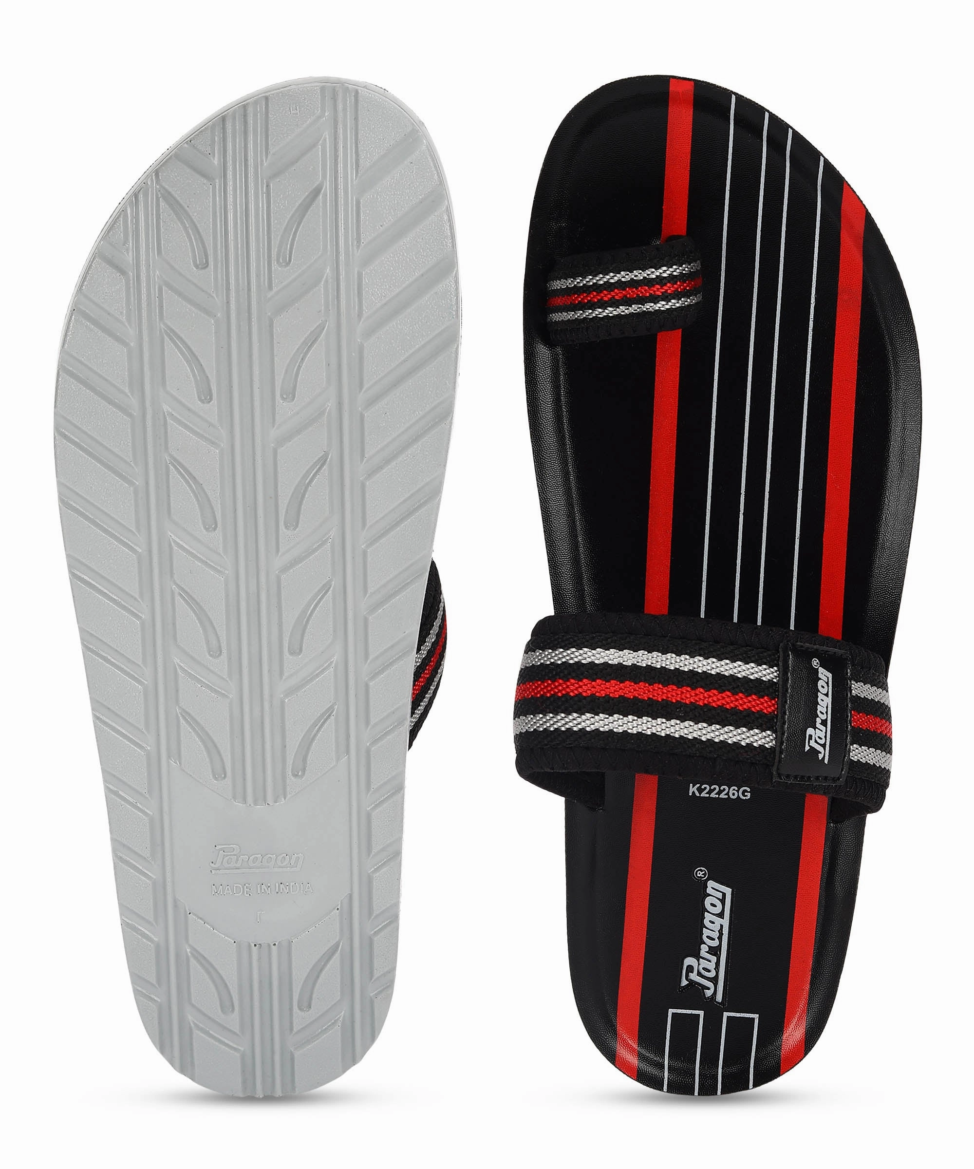 Paragon Puk2226G Men Stylish Lightweight Flipflops | Comfortable Soles| Casual & Trendy Slippers | Indoor & Outdoor Crafted For Presence Active Core