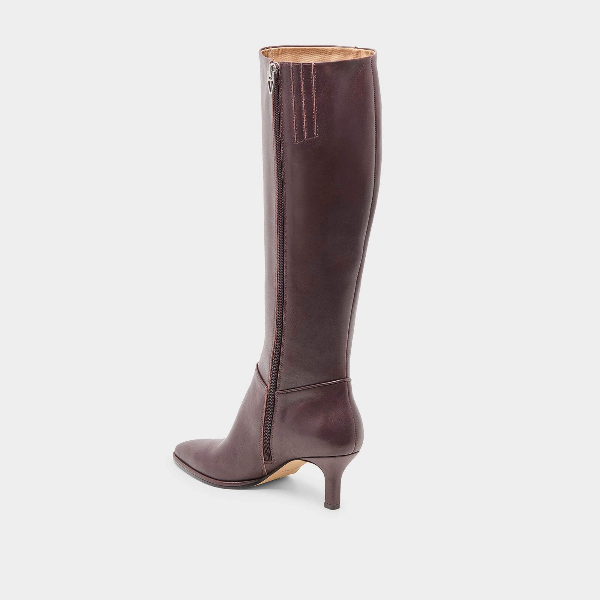 Designed For Presence Aldy Boots Mulberry Leather