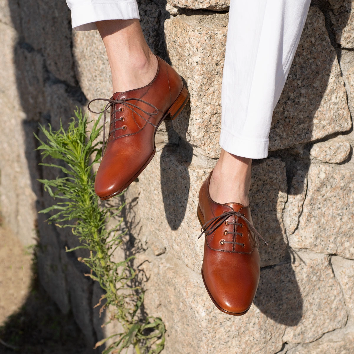 Salvador Oxford - Cognac Semi Unlined Multi-Wear Outfit Your New Core