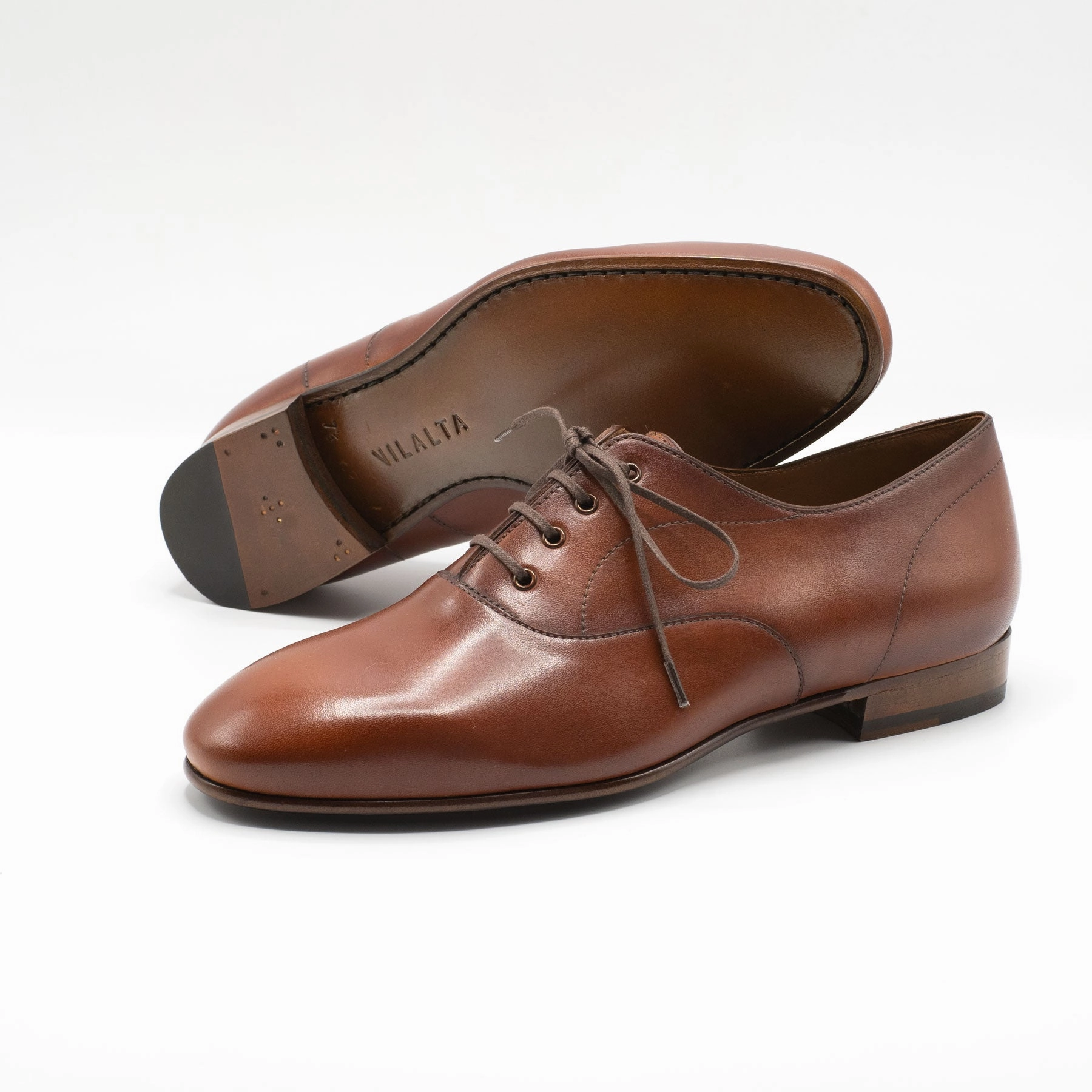 Salvador Oxford - Cognac Semi Unlined Rhythm Inspired Crafted In Flow