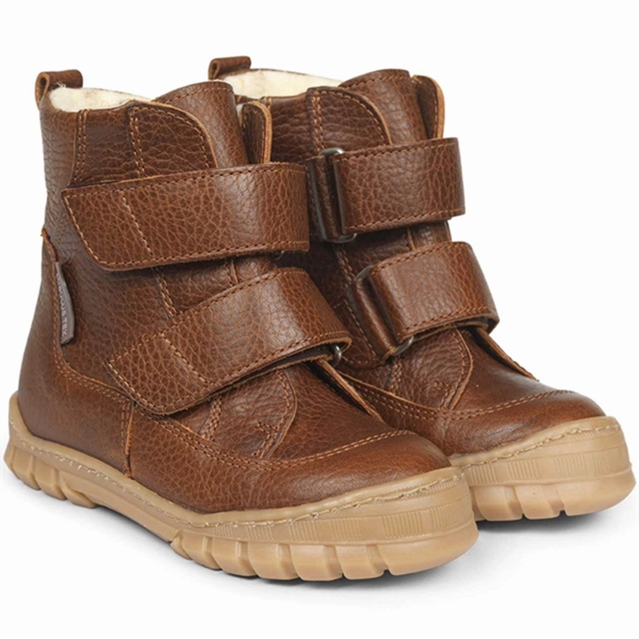 Angulus Tex Boots W. Velcro Cognac 2115-101-2509 Calm In Motion Urban Clarity Wear