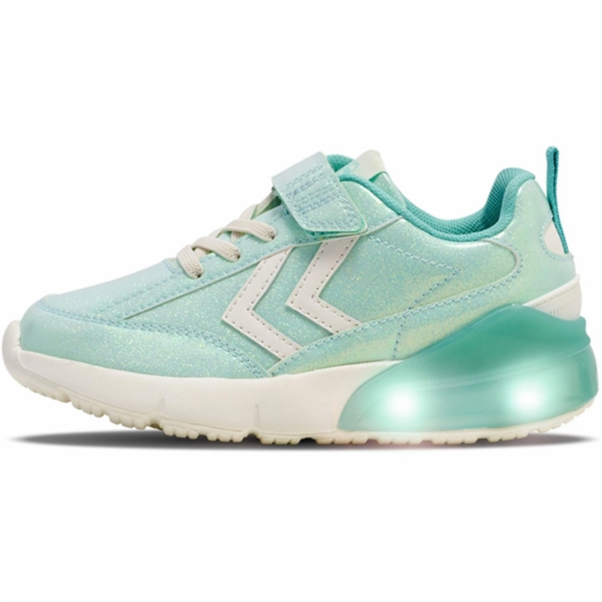 Engineered Comfort Adaptive Gear Hummel Daylight Glitter Jr Sneakers Turquoise