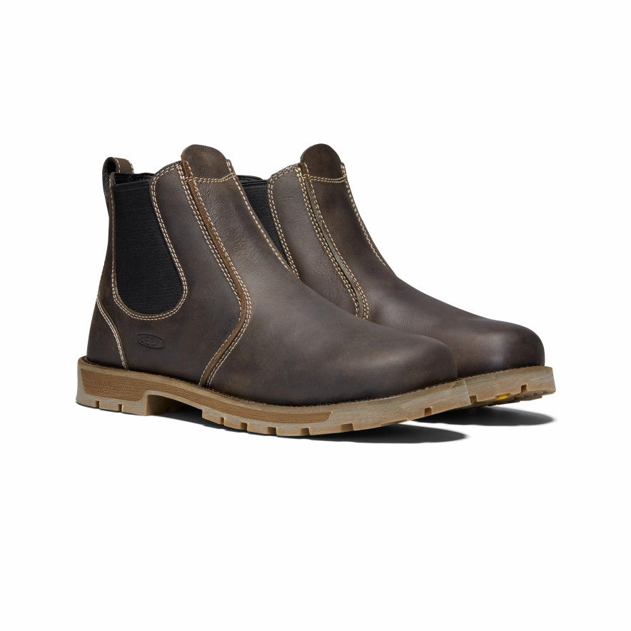 Dynamic Balance Minimal Details Men'S Seattle Romeo (Soft Toe)  |  Cascade Brown/Black