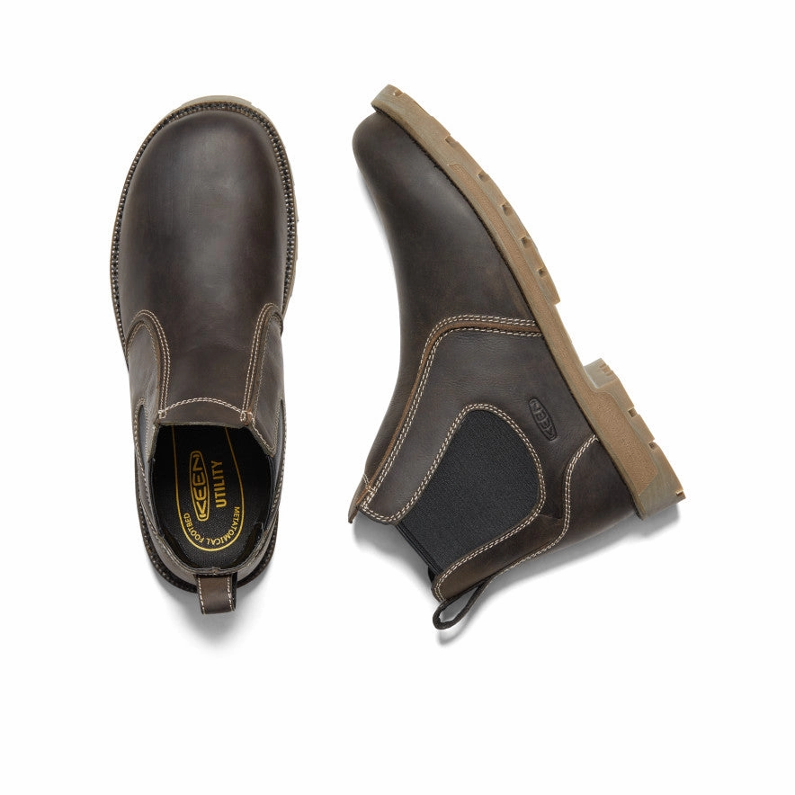 Adaptive Gear Confident Comfort Men'S Seattle Romeo (Soft Toe)  |  Cascade Brown/Black