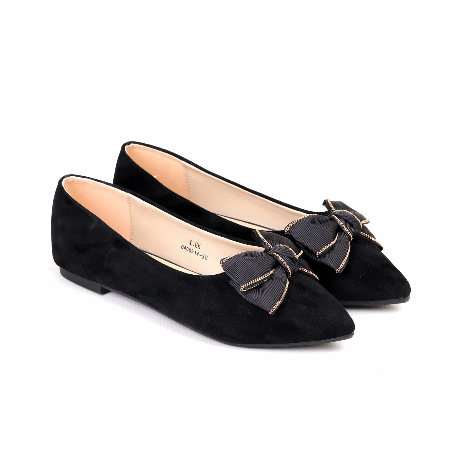 Women'S Suede Bow-Tie Pumps Easy Motion
