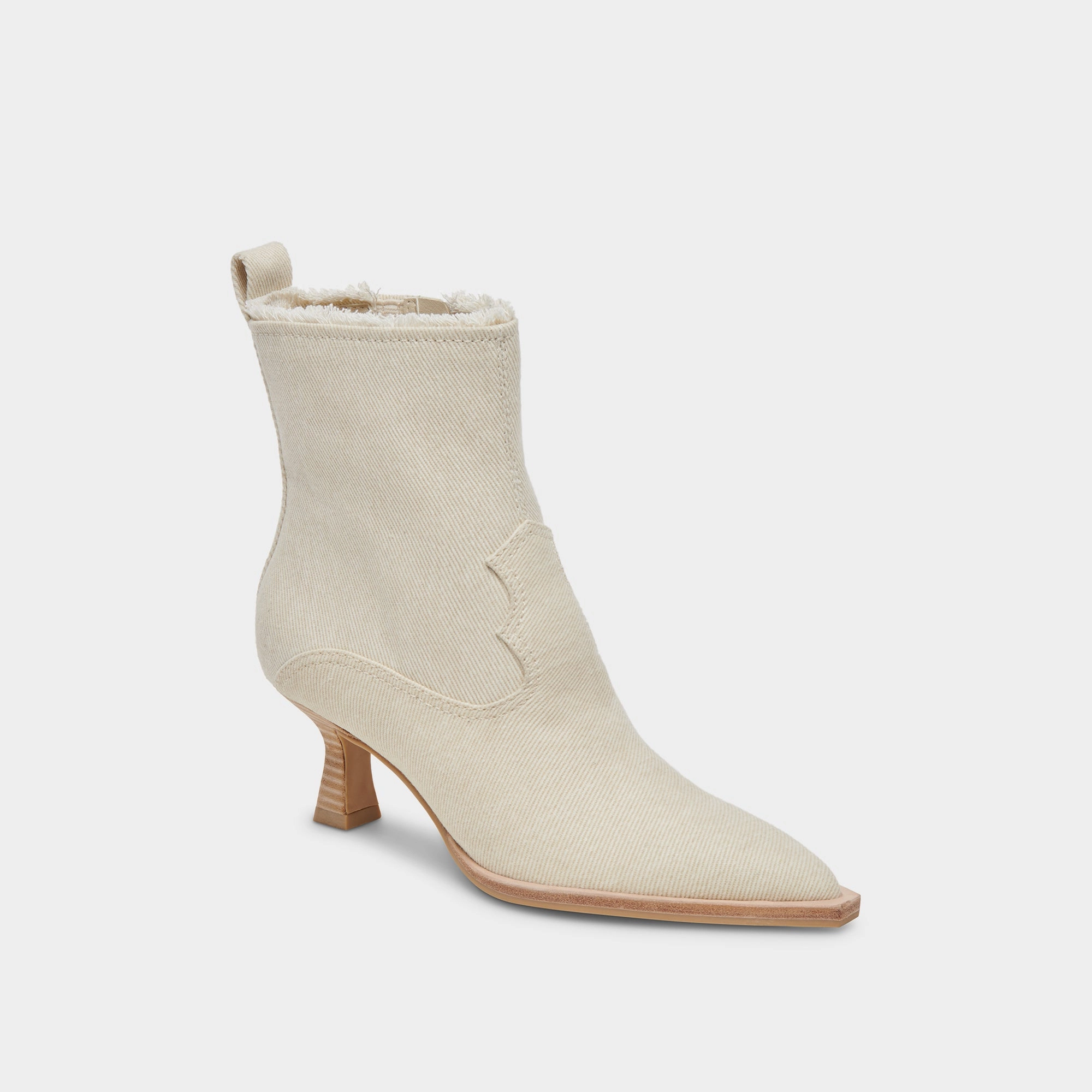 Go-To Gear Austin Boots Ivory Denim