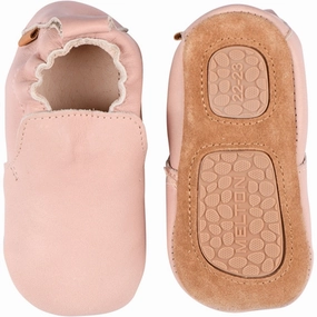 Move-Ready Looks Calm Crafted Melton Delicate Leather Slippers Mahognay Rose