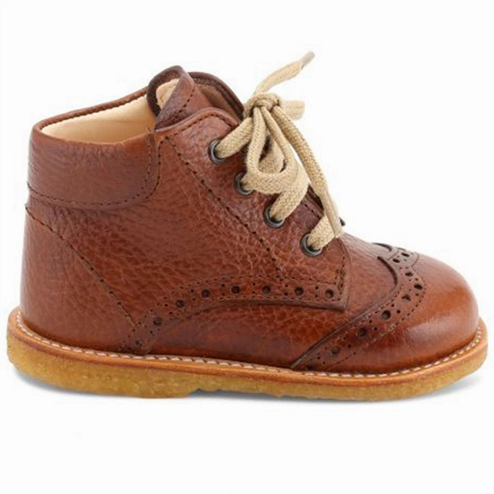 Angulus Starter Shoe With Lace Cognac Cool Utility Ease In Motionwear