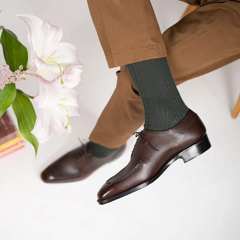 Crafted Pulse Tete Moc Toe Derby - Bister