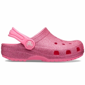 Crocs Classic Glitter Clog Pink Lemonade Ready-To-Flow Layer Light