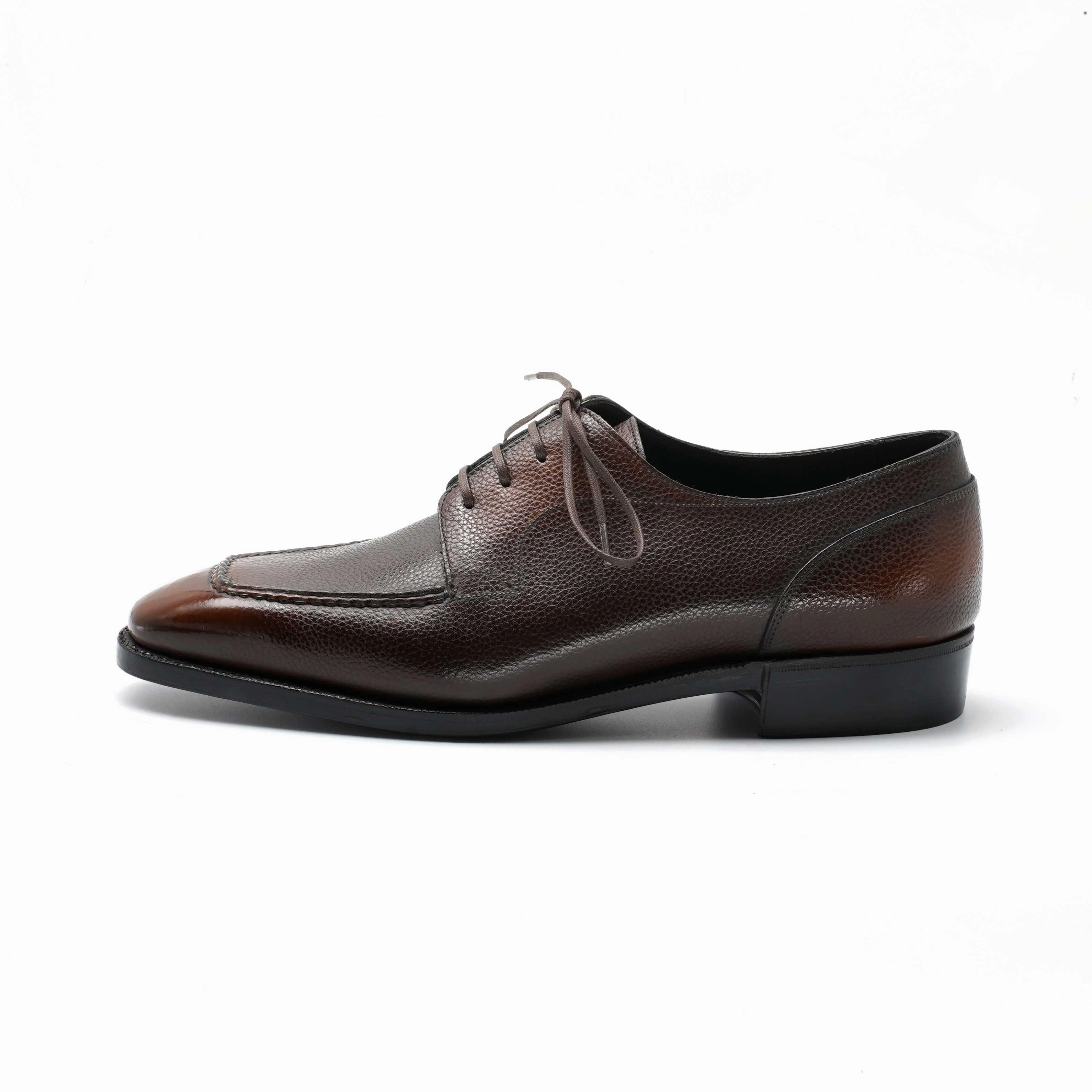 Tete Moc Toe Derby - Espresso Handmade Patina Streamlined Pieces Your Daily System