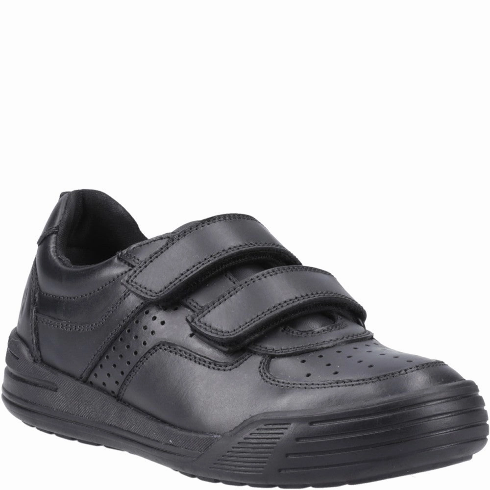 Fluid Lifestyle Designed For Ease Hush Puppies Sully Touch Fastening Senior School Shoes