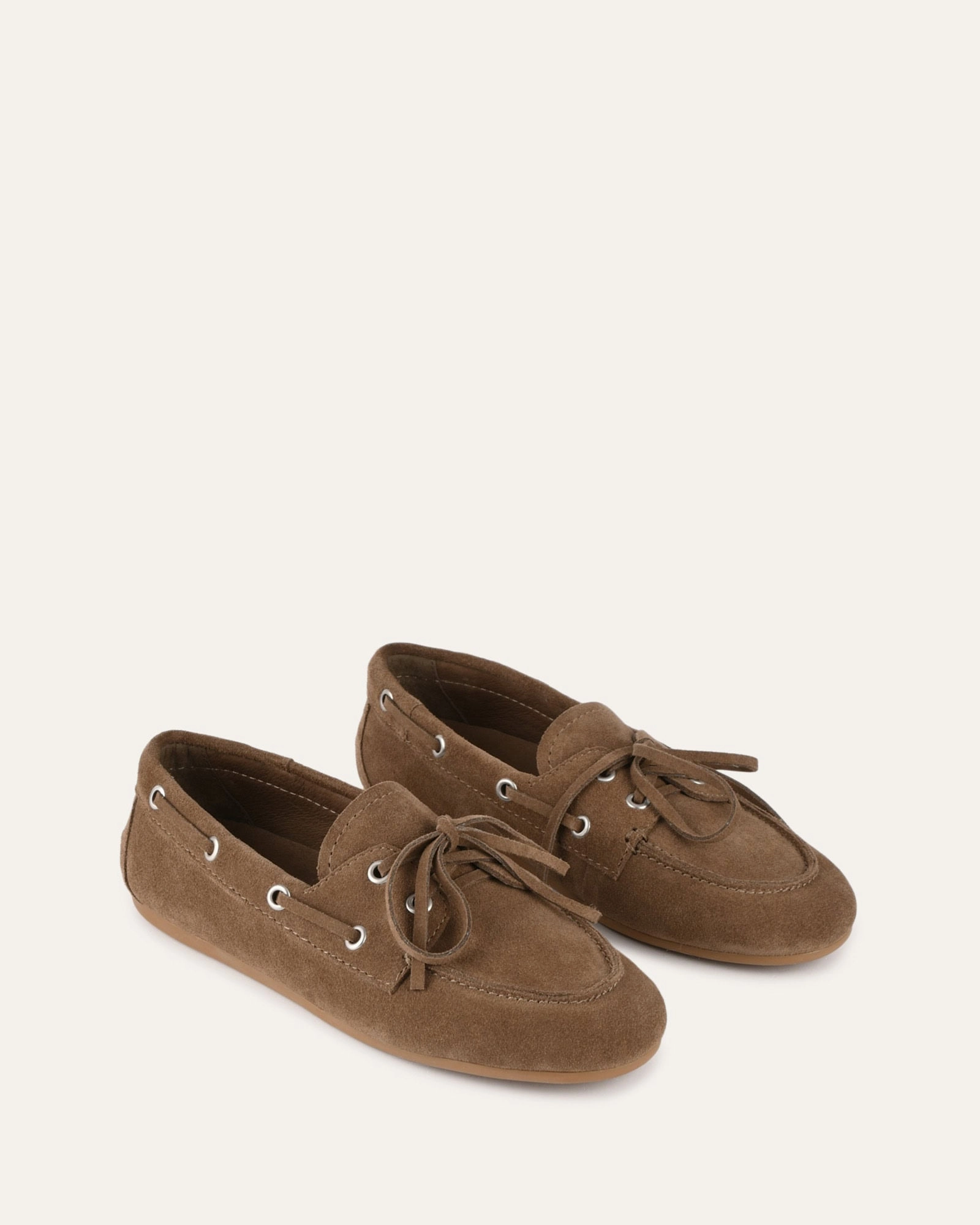 Streamlined By Design Helm Loafers Bark Suede