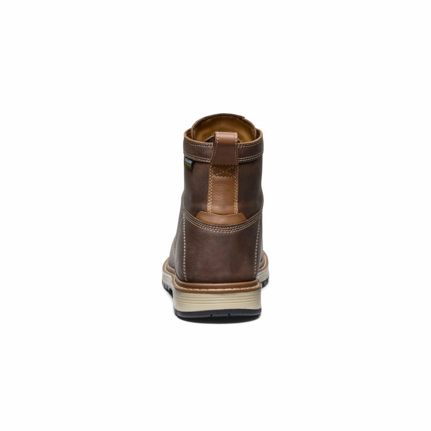 Men'S San Jose 6" Waterproof 90 Heel Boot (Aluminum Toe)  |  Bison/Black Motion Meets Design