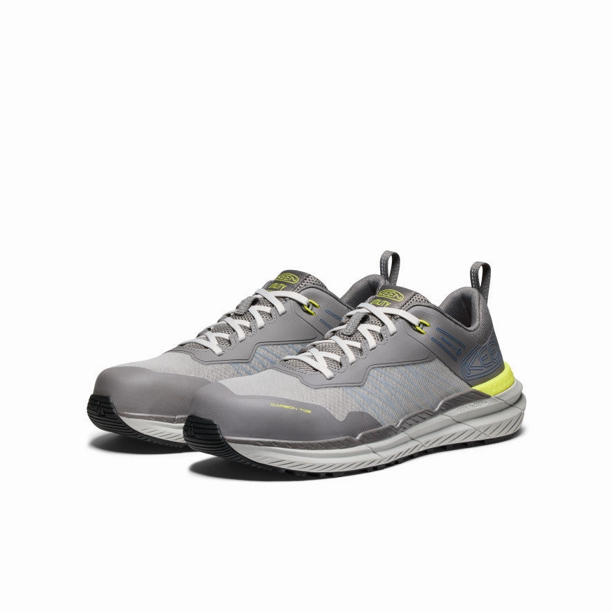 Men'S Speedworks Esd Work Sneaker (Carbon Toe)  |  Steel Grey/Vintage Indigo Future-Ready Fit Responsive Design