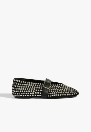 Eiza Glam Suede Flat Form-Led Purpose Fit