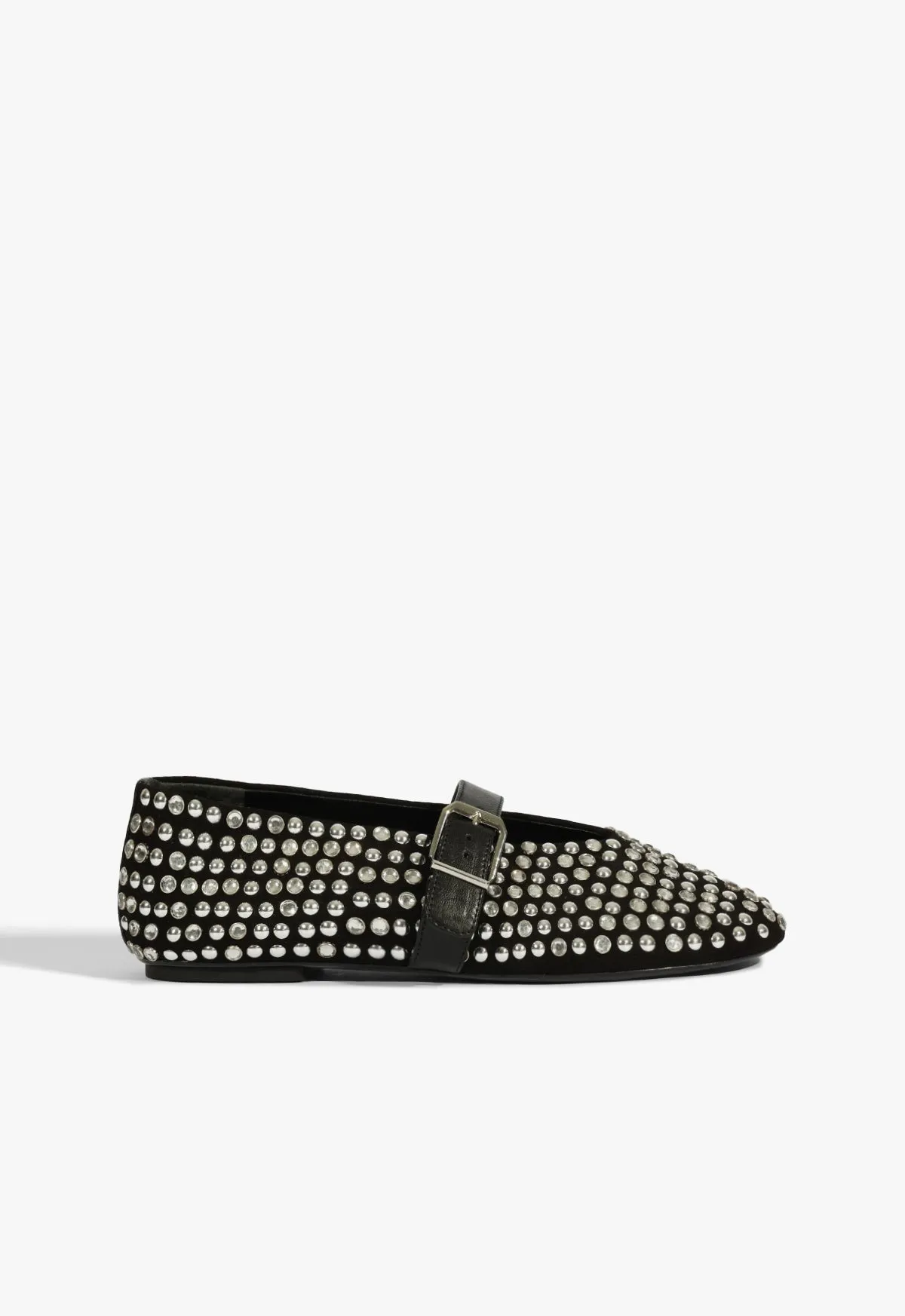 Eiza Glam Suede Flat Form-Led Purpose Fit