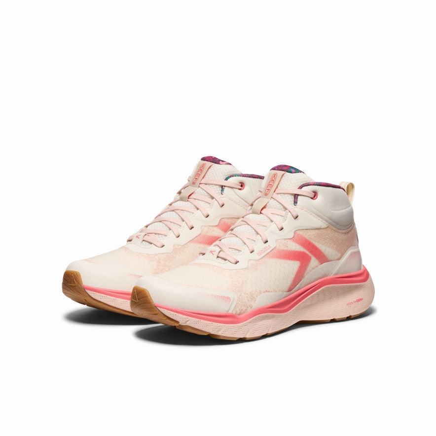 Urban Clarity Wear Quiet Performance Women'S Leiki Waterproof Hiking Boot  |  Birch/Cameo Rose