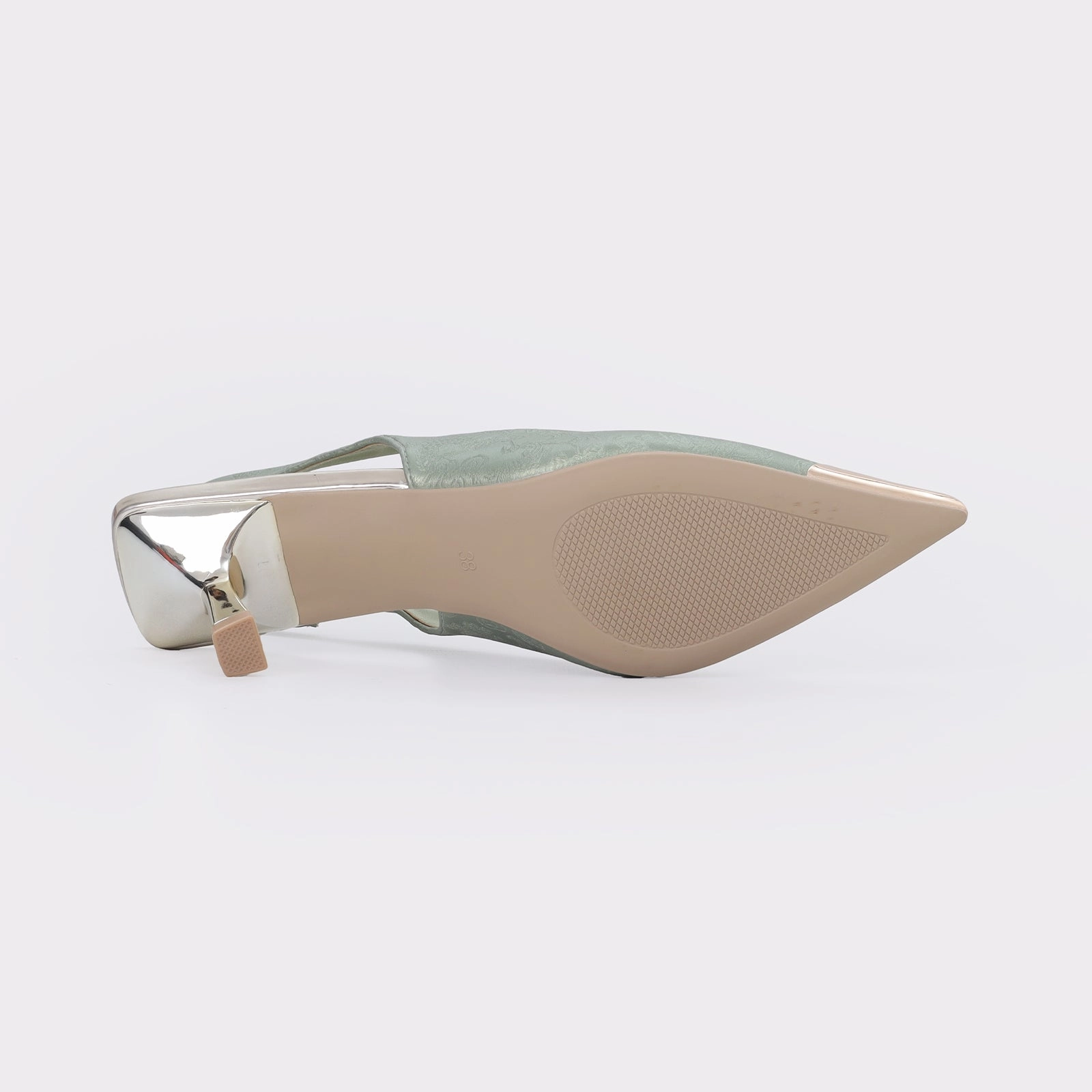 Women'S Shimmery Heels Rhythmic Fit