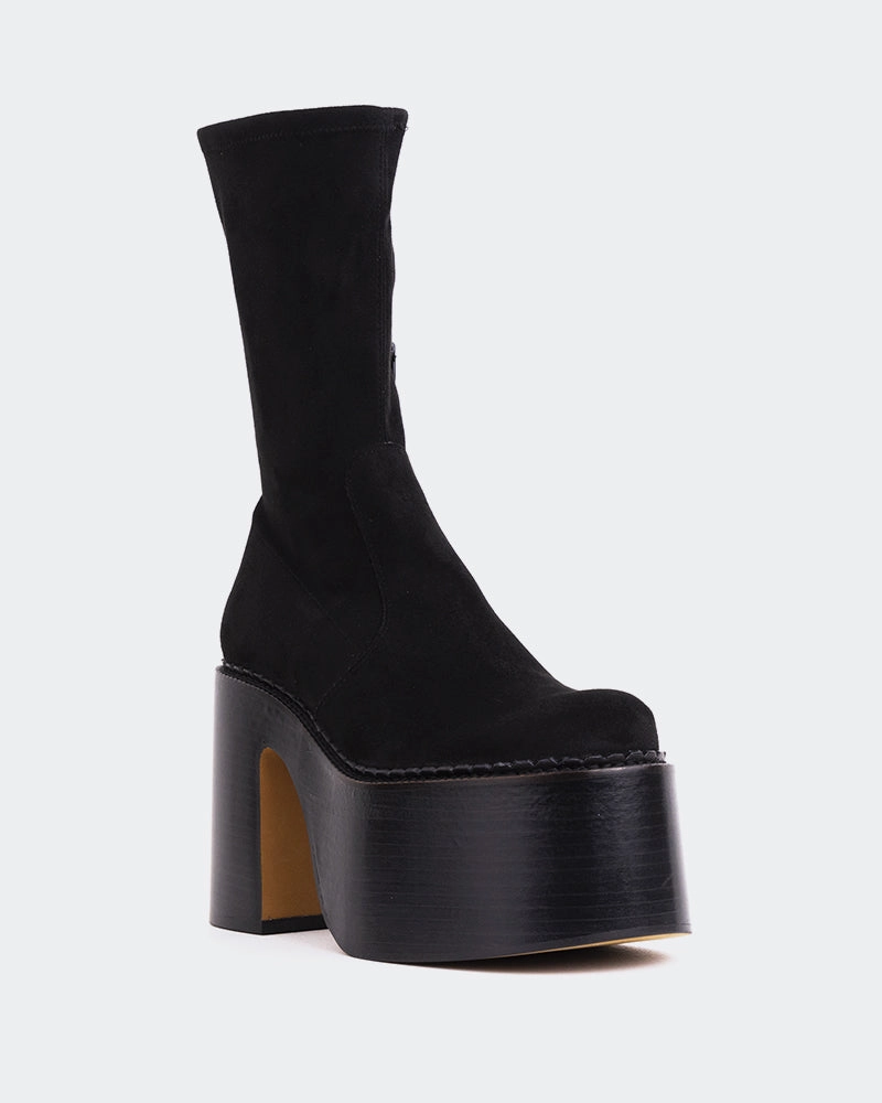Remington Black Suede Stretch New Urbanism