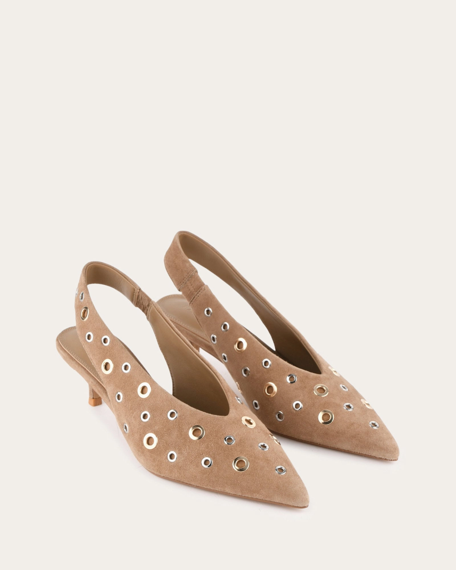 Comfort-Driven Wear Your World Rhi Low Heels Latte Suede