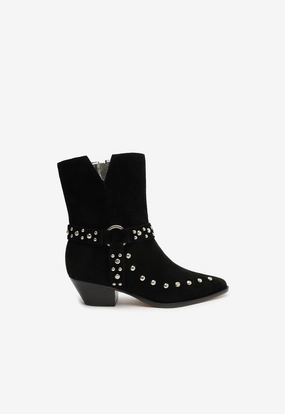 Edge In Motion Tailored Utility Rhiannon Suede Bootie