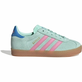 Daily Clarity Adidas Originals Clear Mint/Bliss Pink/Bright Blue Gazelle C Sneakers