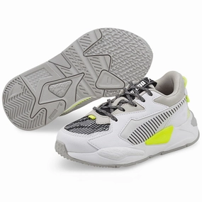 Next-Level Casual City Ready Puma Rs-Z Visual Effects White Black Yellow Alert