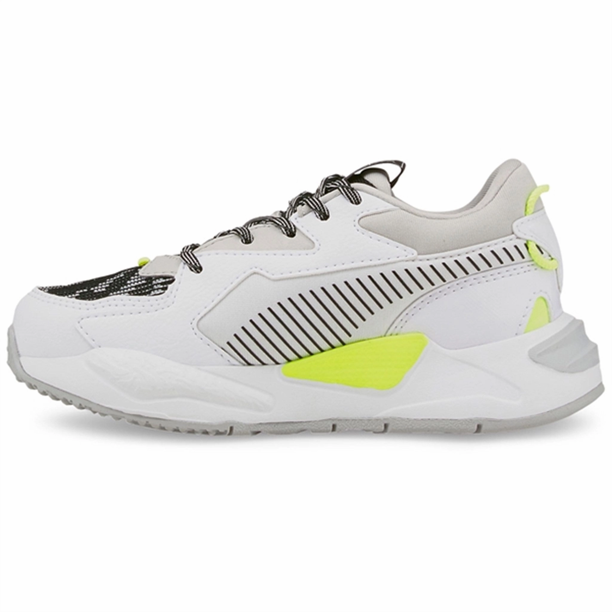 Puma Rs-Z Visual Effects White Black Yellow Alert Progressive Edge Form-Led
