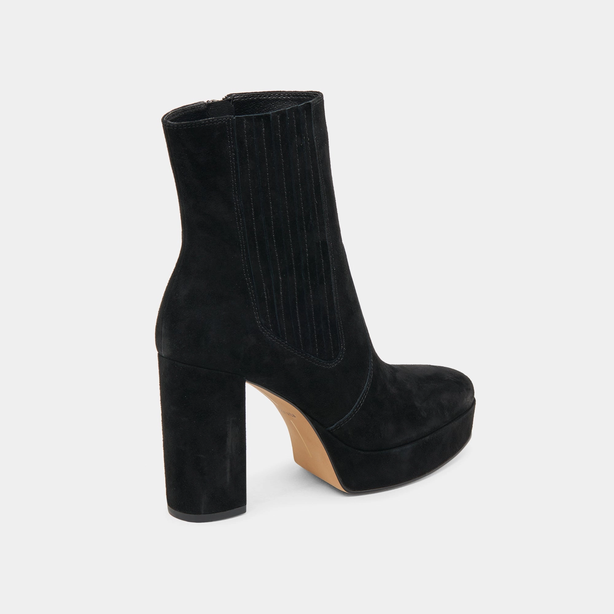 Cinny Boots Onyx Suede Downtown Vibe