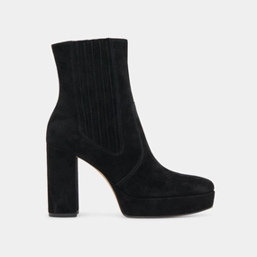 Cinny Boots Onyx Suede City-Functional Crafted Minimal