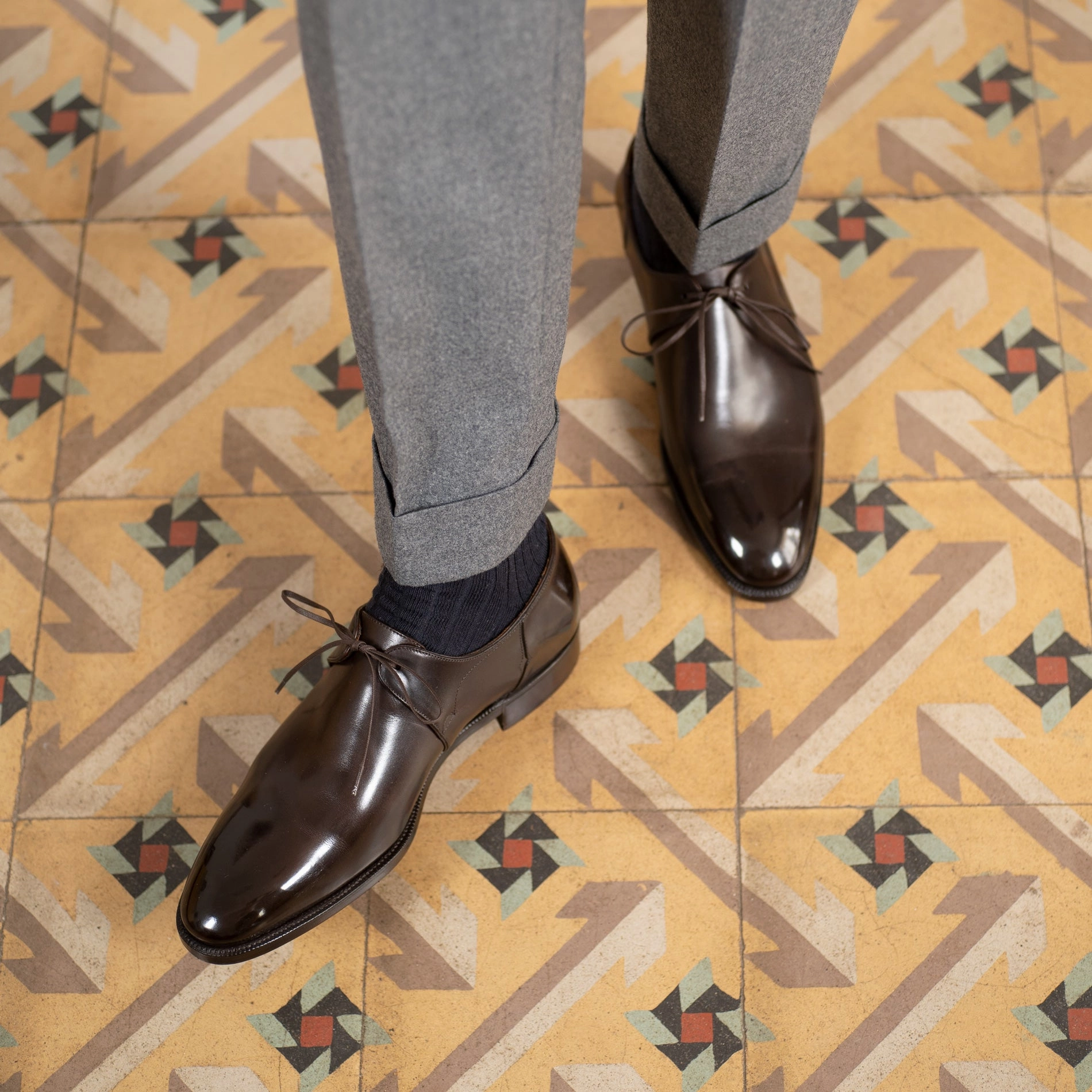 Eduardo Derby - Coffee Brown Calm-Driven Fit Go-Anywhere Style