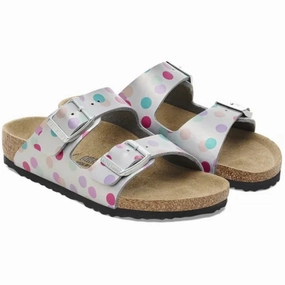 Birkenstock Arizona Kids Bf Elec. Metal. Silver Dots Go-Everywhere Responsive Design