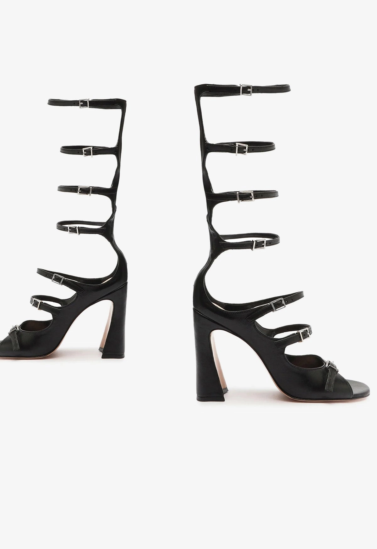 Seamless Transitions Cool Experience Roman Up Leather Sandal